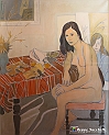 VBS_1049 - Francesco Menzio - Nuda al tavolo della cucina 